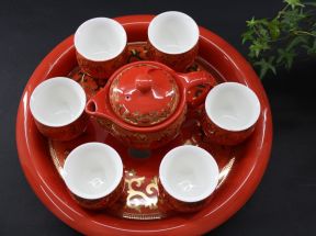 陶瓷茶具茶杯套装(陶瓷茶具套装使用方法图解)