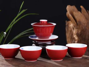 高档红色陶瓷茶具(黑龙江陶瓷高档手绘茶具批发)